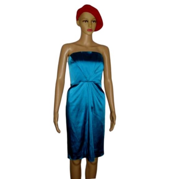 Calvin Klein Dress Teal Size 6 (SKU 000231…